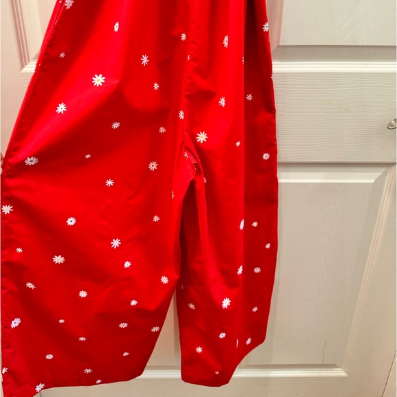 Ban.Do Red Daisy Wide Leg Jumpsuit - Picture 11 of 14